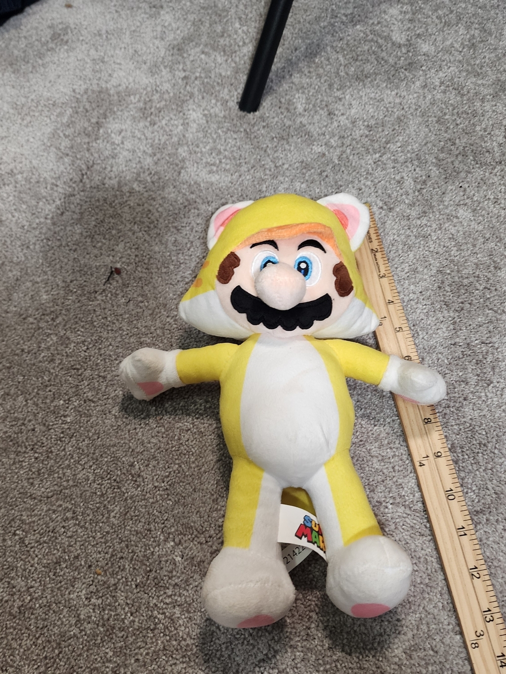 Nintendo Super Mario 3D World Cat Mario Plush 10" Stuffed Animal